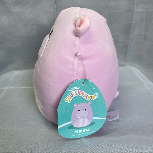 NWT‎ HANNA the Hippo Squishmallow 7.5 inch - Picture 2 of 5
